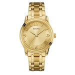 Bulova Corporate Classic Gold Band