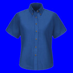 Women's Poplin Dress Shirt - Extended Sizes