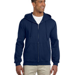 9.5 oz., 50/50 Super Sweats® NuBlend® Fleece Full-Zip Hood