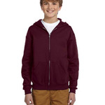 Youth 8 oz., 50/50 NuBlend® Fleece Full-Zip Hood