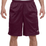 3.7 oz. Long Mesh Shorts with Pockets
