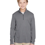 Youth Zone Sonic Heather Performance Quarter-Zip Pullolver