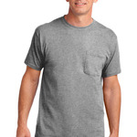 5.4 oz 100% Cotton Pocket T Shirt