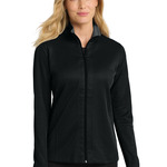Ladies Vertical Texture Full Zip Jacket
