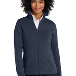 Ladies Slub Fleece Full Zip Jacket