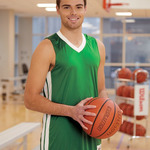 Men's Single Ply Basketball Jersey