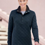 Women’s Quilted Snap Pullover