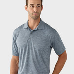 Men's Dakota Striated Heather Polo