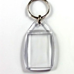 Clear Rectangle Keychain