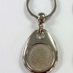 Metal Circular Keychain