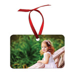 3" x 2" Aluminum Horizontal Ornament